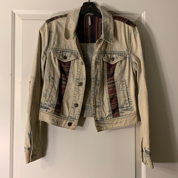 Free People distressed denim jacket - Picture 5 of 7
